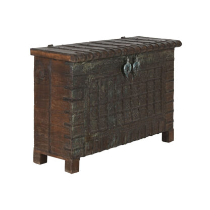 Στήθος Home ESPRIT Καφέ Σίδερο ξύλο teak 137 x 44 x 98 cm