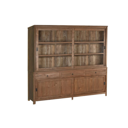 Eκθεσιακό σταντ Home ESPRIT Φυσικό ξύλο teak 200 X 50 X 220 cm