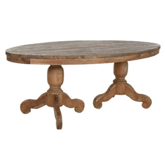 Τραπεζαρία Home ESPRIT Φυσικό ξύλο teak 160 X 160 X 78 cm