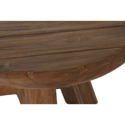 Σετ με 3 τραπέζια Home ESPRIT ξύλο teak 80 x 80 x 43 cm