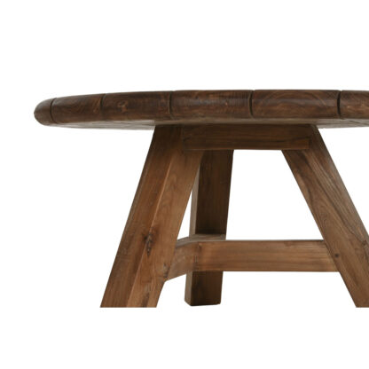 Σετ με 3 τραπέζια Home ESPRIT ξύλο teak 80 x 80 x 43 cm