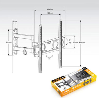 Βάση Τηλεόρασης Axil AC0592E 26"-60" 30 Kg 60" 26" 30 Kg