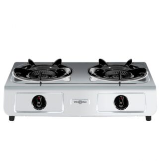 Vitrokitchen 265IB hob - εστία γκαζιού Μαύρο Χάλυβας Ανοξείδωτο ατσάλι