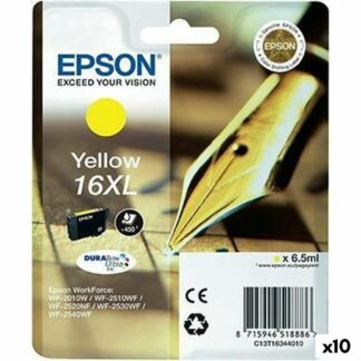 Αυθεντικό Φυσίγγιο μελάνης Epson DURABRITE ULTRA INK -Nº 16 Κίτρινο (x10)