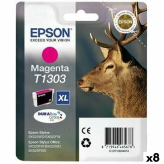 Αυθεντικό Φυσίγγιο μελάνης Epson SX525WD/620FW/ OFFICE B42WD/ 525WD/625FWD/925FWD Μαύρο (x6)