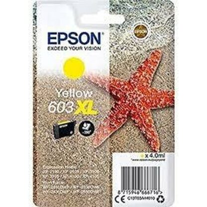 Αυθεντικό Φυσίγγιο μελάνης Epson XP-2100 3100 4100 WF-2830DWF 2850DWF Κίτρινο (x10)