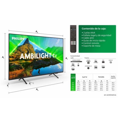 Smart TV Philips 50PUS8319/12 4K Ultra HD 50" LED HDR HDR10