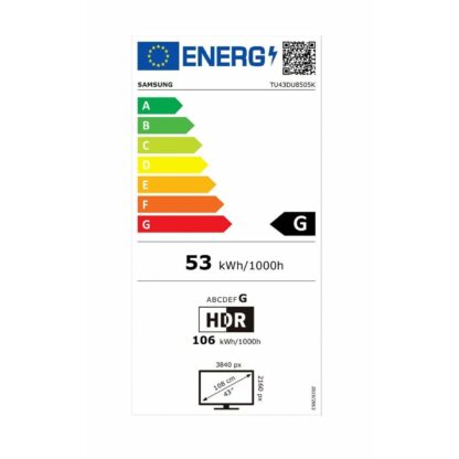 Smart TV Samsung TU43DU8505KXXC 4K Ultra HD 43" LED HDR HDR10+