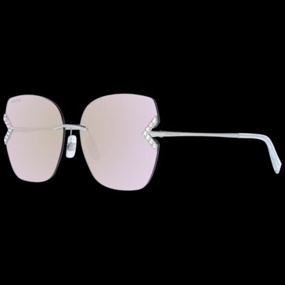 Swarovski - Elegant Rose Gold Oval Sunglasses