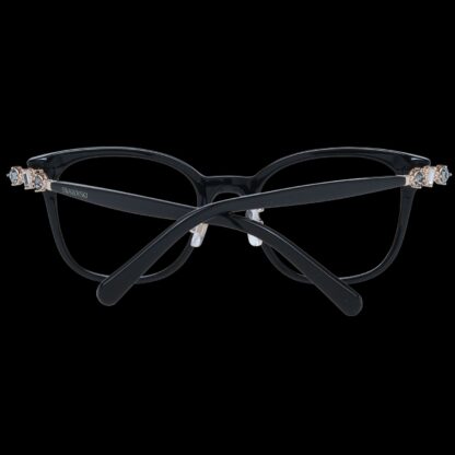 Swarovski - Elegant Black Acetate Full-Rim Eyeglasses