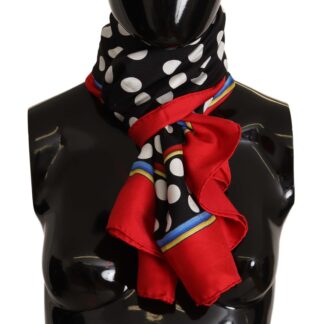 Cavalli Class - Black Wool Men Scarf