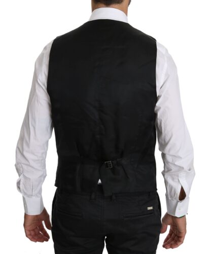 Dolce & Gabbana - Elegant Black Formal Dress Vest