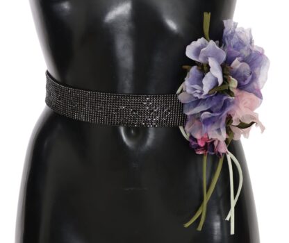 Dolce & Gabbana - Elegant Crystal Waist Statement Belt