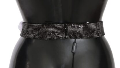 Dolce & Gabbana - Elegant Crystal Waist Statement Belt