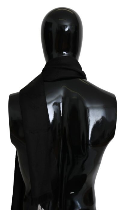 Costume National - Elegant Black Silk Men's Scarf