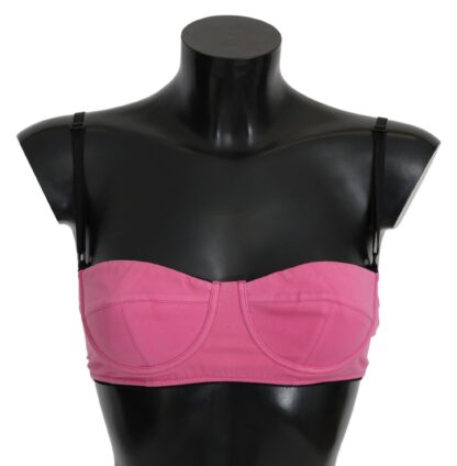 John Galliano - Elegant Pink Cotton Blend Bra