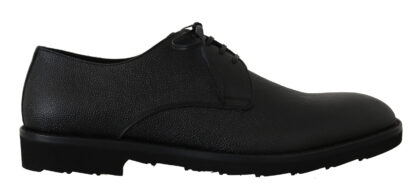 Dolce & Gabbana - Elegant Black Leather Formal Men's Dress Shoes