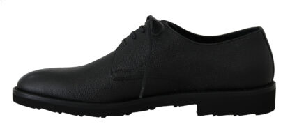 Dolce & Gabbana - Elegant Black Leather Formal Men's Dress Shoes