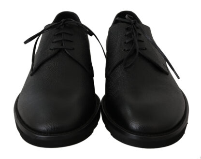 Dolce & Gabbana - Elegant Black Leather Formal Men's Dress Shoes