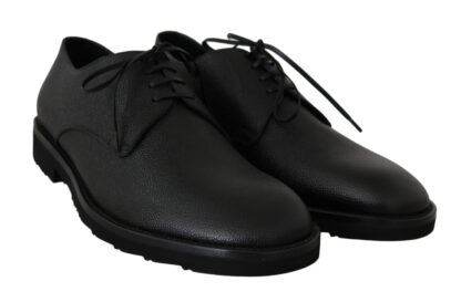 Dolce & Gabbana - Elegant Black Leather Formal Men's Dress Shoes