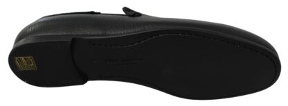 Dolce & Gabbana - Elegant Black Leather Classic Loafers