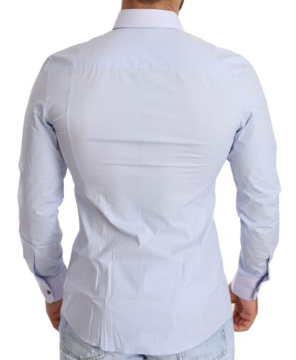 Dolce & Gabbana - Elegant Light Blue Slim Fit Dress Shirt