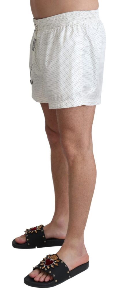 Dolce & Gabbana - Elegant White Swimming Trunks