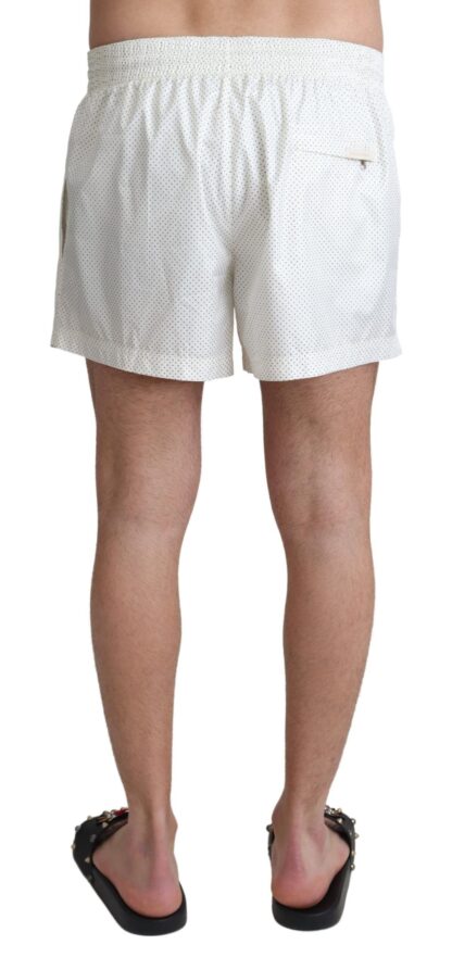 Dolce & Gabbana - Elegant White Swimming Trunks