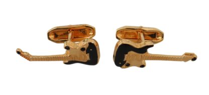 Dolce & Gabbana - Elegant Gold Tone Brass Cufflinks