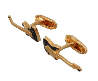 Dolce & Gabbana - Elegant Gold Tone Brass Cufflinks