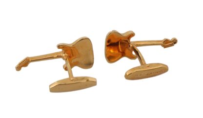 Dolce & Gabbana - Elegant Gold Tone Brass Cufflinks