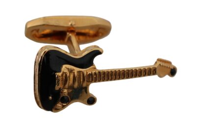 Dolce & Gabbana - Elegant Gold Tone Brass Cufflinks