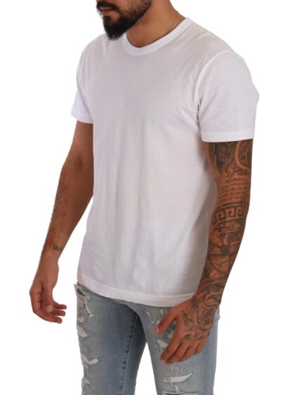 Dolce & Gabbana - Elegant Crewneck Cotton T-shirt in White