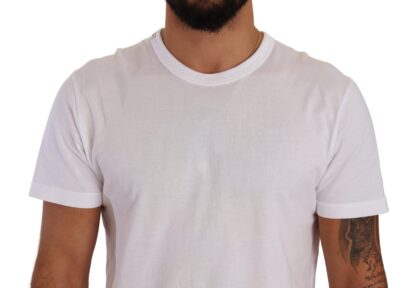 Dolce & Gabbana - Elegant Crewneck Cotton T-shirt in White