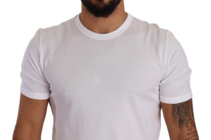 Dolce & Gabbana - Chic White Crewneck Cotton Tee