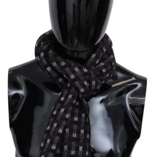 Missoni - Elegant Multicolor Wool Scarf with Logo Embroidery