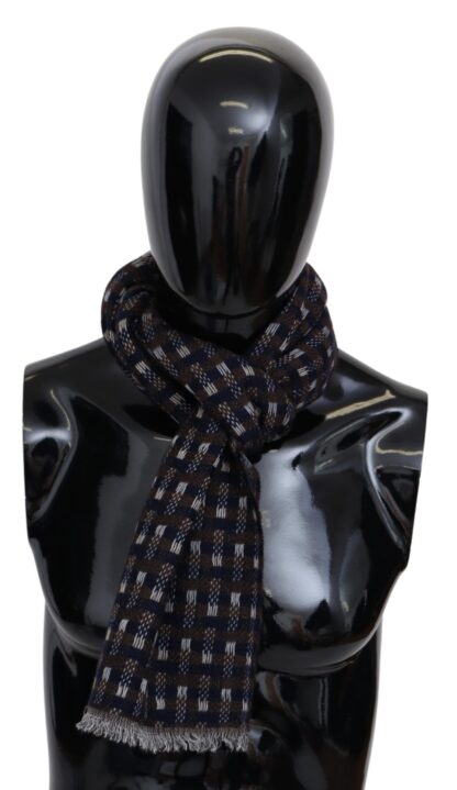 Missoni - Elegant Wool Scarf Multicolor Unisex Fringes