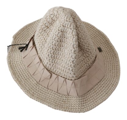 Ermanno Scervino - Beige Cotton-Nylon Bucket Cap