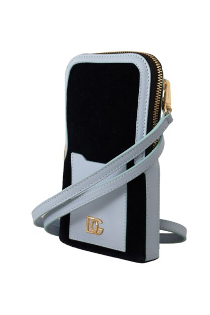 Dolce & Gabbana - Elegant Velvet Textured Phone Holder