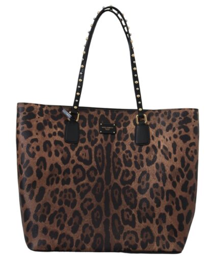 Dolce & Gabbana - Glam Leopard Print Leather Tote