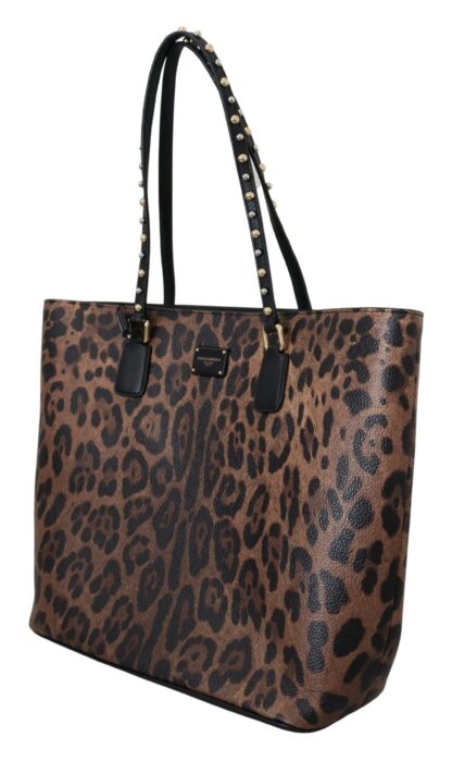 Dolce & Gabbana - Glam Leopard Print Leather Tote