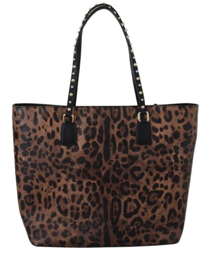 Dolce & Gabbana - Glam Leopard Print Leather Tote