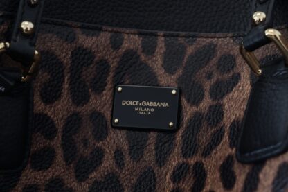 Dolce & Gabbana - Glam Leopard Print Leather Tote