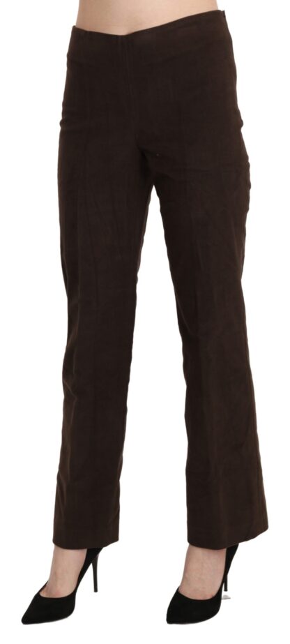 BENCIVENGA - Elegant High Waist Suede Pants