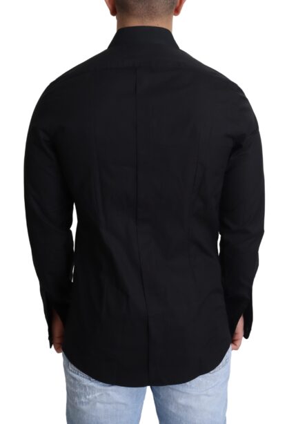 Dolce & Gabbana - Elegant Black Cotton Dress Shirt