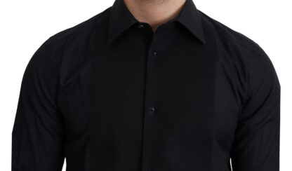 Dolce & Gabbana - Elegant Black Cotton Dress Shirt