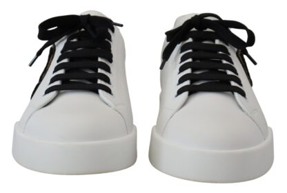 Dolce & Gabbana - Elegant Two-Tone Leather Sneakers