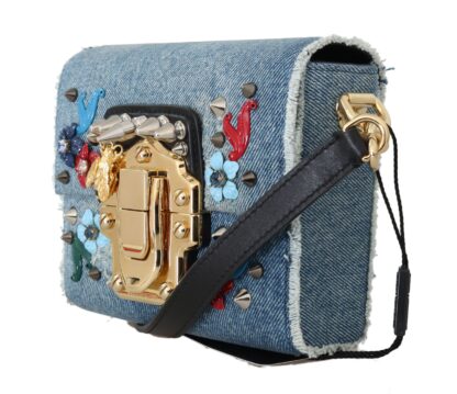 Dolce & Gabbana - Elegant Blue & Black Lucia Crossbody Bag