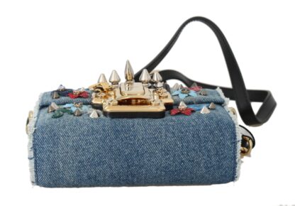 Dolce & Gabbana - Elegant Blue & Black Lucia Crossbody Bag