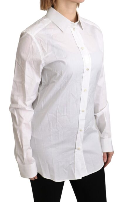 Dolce & Gabbana - Elegant White Cotton Dress Shirt